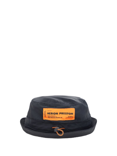 Heron Preston Bucket Hat In Black White