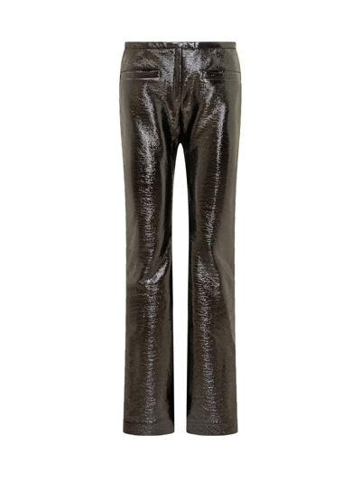 Courrèges Straight Leg Tailored Trousers In Black