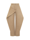 JW ANDERSON JW ANDERSON BELTED WAIST STRAIGHT LEG TROUSERS