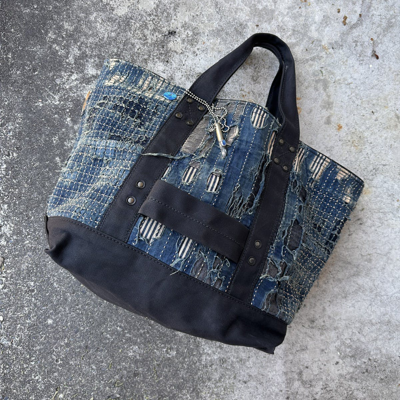 Pre-owned Kapital X Kapital Kountry Kapital Boro Denim Tote Milk
