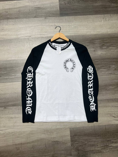 Pre-owned Chrome Hearts Long Sleeve In Black/white