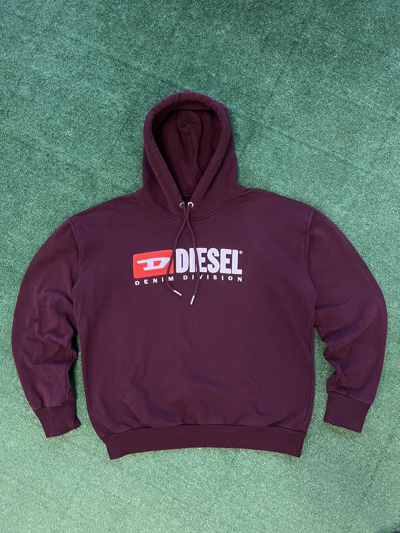archive old DIESEL バラクラバ フーディ サーマル素材 y2k Archival Clothing X Diesel Vintage Avant-garde Diesel Y2k Hoodie
