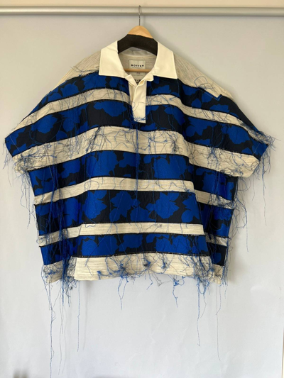 トップス BOTTER 21SS Iconic Oversized Polo Shirt Pre-owned Botter Iconic Oversized Polo Shirt In Blue | ModeSens