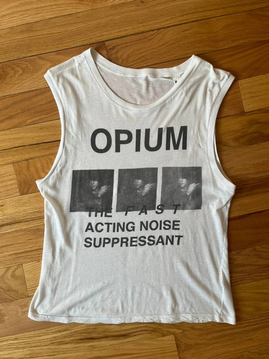 Pre-owned Enfants Riches Deprimes White Opium Tank Top | ModeSens