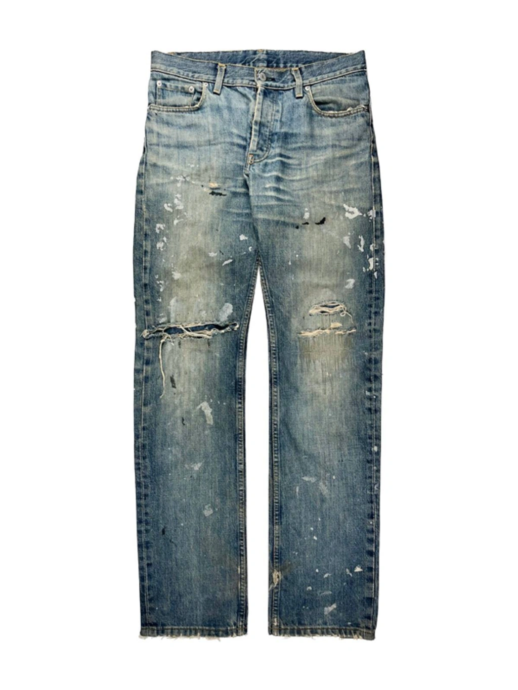 Pre-owned Helmut Lang X Vintage 1998 Helmut Lang Thrashed Painter