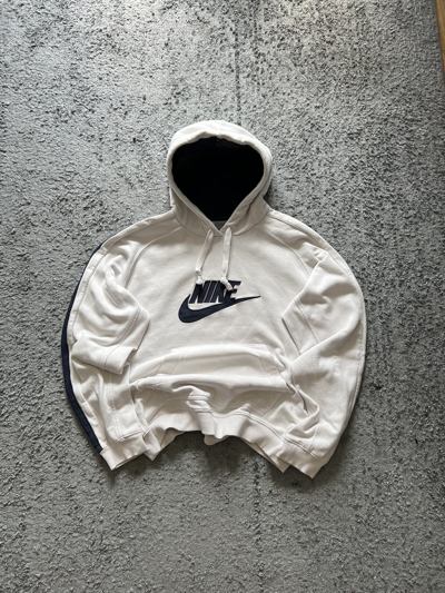 Vintage Nike White Hoodie Nike X Vintage Nike Vintage Center Logo - Main Image