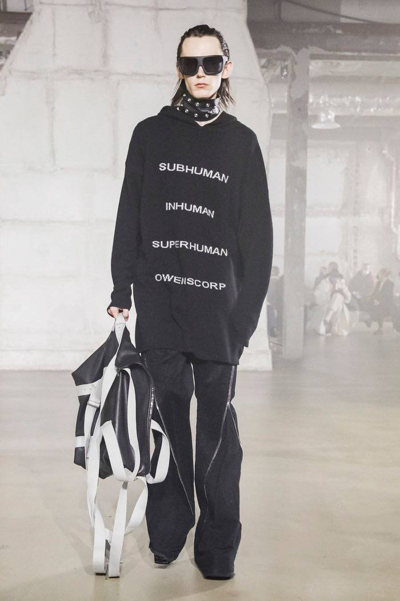 Pre-owned Rick Owens Fw22 Strobe Tommy Cashmere Knit Hoodie In