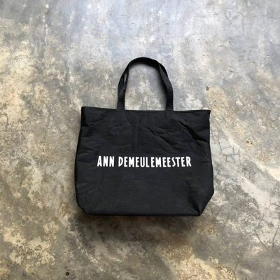 Pre-owned Ann Demeulemeester Tote Bag In Black