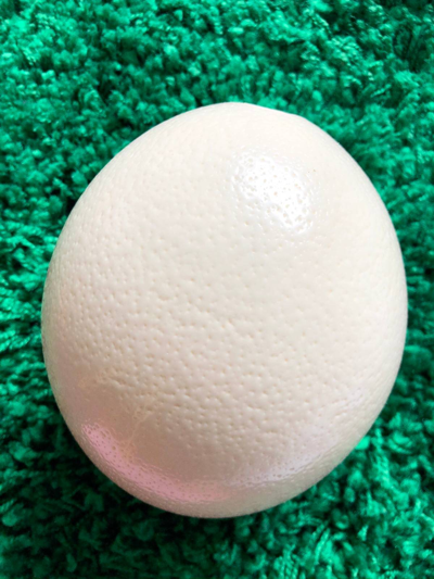 Pre-owned Maison Margiela Ostrich Egg Door Stopper In White | ModeSens
