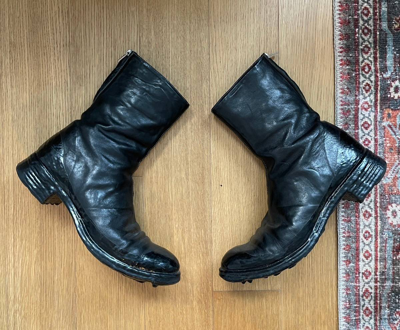 Pre-owned Carol Christian Poell Drip Tornado Boots In Black | ModeSens 