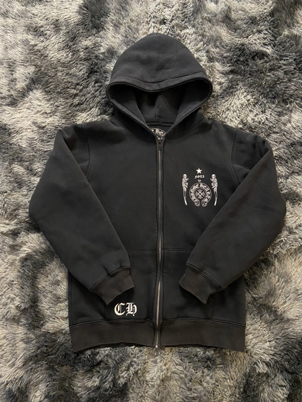 Chrome Hearts Foti Zip Up Chrome Hearts Chrome Hearts Letters Zip