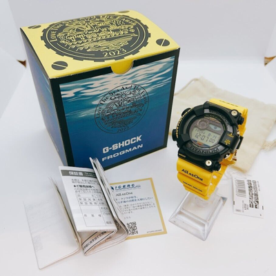 Pre-owned Casio G-shock Frogman Love Sea And The Earth Eyesearch Gw-8200k-9jr Mens Watch