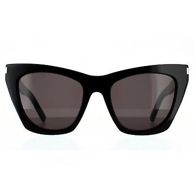 Pre-owned Saint Laurent Sunglasses Sl 214 Kate 001 Black Gray
