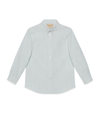 GUCCI KIDS EMBROIDERED SQUARE G SHIRT (4-12 YEARS)
