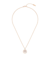 MESSIKA ROSE GOLD AND DIAMOND LUCKY MOVE NECKLACE