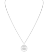 MESSIKA WHITE GOLD AND DIAMOND LUCKY MOVE NECKLACE