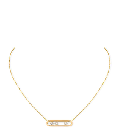 Messika Yellow Gold And Diamond Move Classique Necklace
