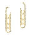MESSIKA YELLOW GOLD AND DIAMOND MOVE 10TH BIRTHDAY EARRINGS