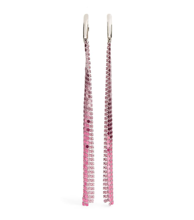 Rabanne Pixel Earrings In Pink
