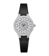 GRAFF WHITE GOLD AND DIAMOND CLASSIC BUTTERFLY WATCH 33MM