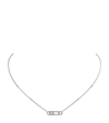 MESSIKA WHITE GOLD AND DIAMOND BABY MOVE CLASSIQUE PAVÉ NECKLACE