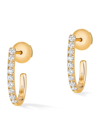 MESSIKA YELLOW GOLD AND DIAMOND GATSBY EARRINGS