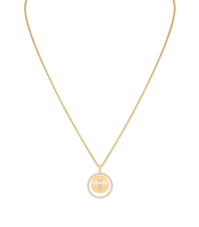 MESSIKA YELLOW GOLD AND DIAMOND LUCKY MOVE NECKLACE
