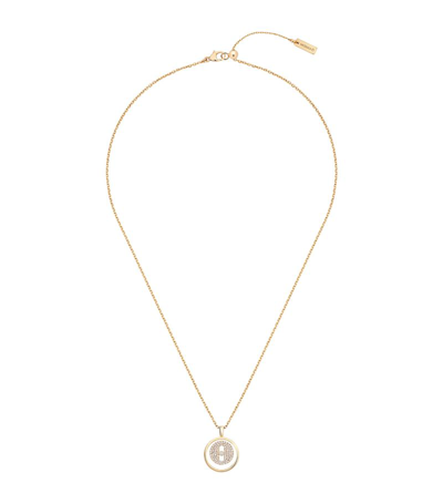 Messika Yellow Gold And Diamond Lucky Move Necklace