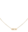 MESSIKA YELLOW GOLD AND DIAMOND BABY MOVE CLASSIQUE NECKLACE