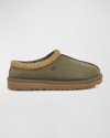 Ugg Burn To Live Suede Slippers In Burnt Olive