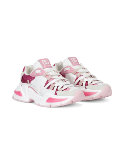 Dolce & Gabbana Kids Sneakers Per Bambini In White