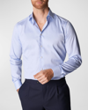 Eton Slim-fit Twill Dress Shirt In Light Blue