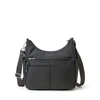 Baggallini On Track Zip Crossbody With Rfid Phone Wristlet In Pink