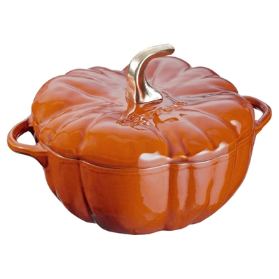 Staub Cast Iron 3.5-qt Pumpkin Cocotte