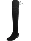 Charles By Charles David Gammon Womens Faux Suede Pull On Over-the-knee Boots In Black