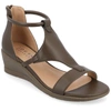 JOURNEE COLLECTION COLLECTION WOMEN'S WIDE WIDTH TRAYLE SANDAL WEDGE