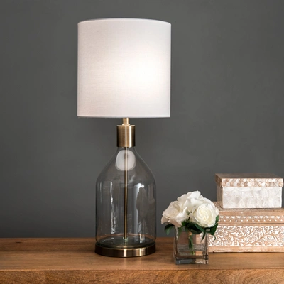 Nuloom 29" Yolanda Glass Table Lamp In Gold