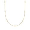 Ross-simons Diamond Trio-station Necklace In 14kt Yellow Gold In Gold