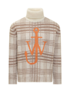 JW ANDERSON JW ANDERSON LOGO EMBROIDERED KNITTED JUMPER