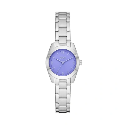 Dkny Nolita Three-hand Silver Stainless Steel Watch