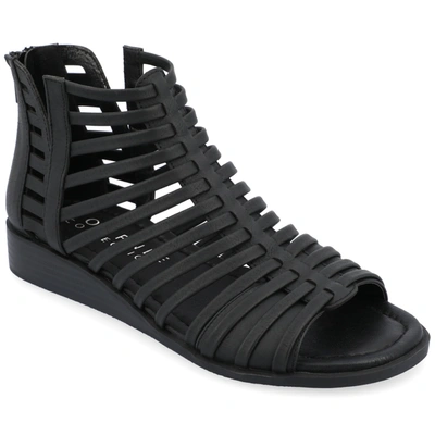 JOURNEE COLLECTION COLLECTION WOMEN'S TRU COMFORT FOAM WIDE WIDTH DELILAH SANDALS