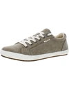 TAOS STAR WOMENS CANVAS LOW TOP SNEAKERS