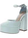 Madden Girl Dion Womens Sateen Ankle Platform Heels In Multi