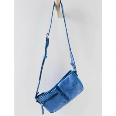Free People Wade Leather Sling In Blue