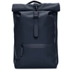 Rains Navy Rolltop Rucksack 13320 In Blue