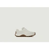 Camper Drift Trail Leather Low-top Sneakers In White_natural