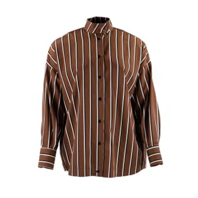 Les Bo-hemiennes Mini Shirt Stripes Brown