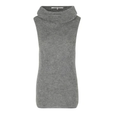 Second Female Kinne Knit Vest In Grey