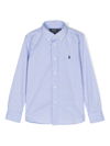 Polo Ralph Lauren Polo Pony Cotton Shirt In 蓝色