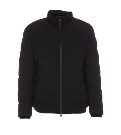 Woolrich High Neck Padded Jacket In Black